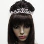 Silver Fancy Bridal tiara;crystal wedding tiara ;bridesmaid headpiece;Teen girt headband #1174