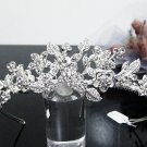 Silver Fancy Bridal tiara;crystal wedding tiara ;bridesmaid headpiece;Teen girt headband #1211