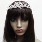 Silver Fancy Bridal tiara;crystal wedding tiara ;bridesmaid headpiece;Teen girt headband #1211