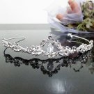 Silver Fancy Bridal tiara;crystal wedding tiara ;bridesmaid headpiece;Teen girt headband #1216