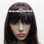 Silver Fancy Bridal tiara;crystal wedding tiara ;bridesmaid headpiece;Teen girt headband #1216