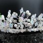 Crystal Handmade Fancy Bride Hair accessories;Bridal Tiara;Silver Rhinestone Wedding Headband#7783