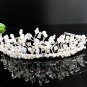 Crystal Handmade Fancy Bride Hair accessories;Bridal Tiara;Silver Rhinestone Wedding Headband#7783