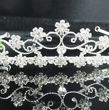 Fancy Bride Hair accessories;Daisy Bridal Headband;Silver Rhinestone Wedding Headband#7275