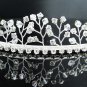 Handmade Bride Hair accessories;Bridal Tiara;Silver Pearl Rhinestone Wedding Headband#8642