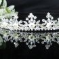 elegance silver Bridal Tiara;Bride regal ;dancer regal ;Rhinestone Wedding Headband;opera tiara#1642