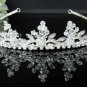 silver pearl Bridal Tiara;Bride regal ;dancer regal ;Rhinestone Wedding Headband;opera tiara#1642s