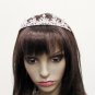 silver pearl Bridal Tiara;Bride regal ;dancer regal ;Rhinestone Wedding Headband;opera tiara#1642s