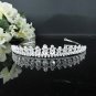 Silver Sparkle Bridal Tiara;Bride regal ;dancer regal ;Rhinestone Wedding Headband;opera tiara#6449