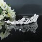 Silver Floral Bridal Tiara;Bride regal ;dancer regal ;Rhinestone Wedding Headband;opera tiara#7653