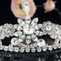 Silver Bridal Tiara;Bride regal ;dancer regal ;Gorgeous Rhinestone Wedding Headband;opera tiara#658