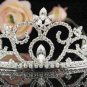Silver Bridal Tiara;Bride regal ;dancer regal ;Gorgeous Rhinestone Wedding Headband;opera tiara#2533
