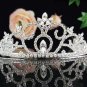 Silver Bridal Tiara;Bride regal ;dancer regal ;Gorgeous Rhinestone Wedding Headband;opera tiara#2533
