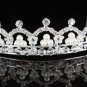 Silver Bridesmaid Regal Bridal Tiara;dancer regal;Occasion comb;opera Rhinestone Wedding tiara#6615