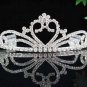 Bridal Tiara;Bride Silver Regal;dancer regal;Occasion comb;opera Rhinestone Wedding tiara#6806