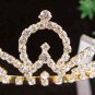 Bridal Tiara;Bride Silver Regal;dancer regal;Occasion comb;opera Rhinestone Wedding tiara#6696G
