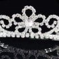 Bridal Tiara;Bride Silver Regal;dancer regal;Occasion comb;opera Rhinestone Wedding tiara#6922