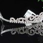 Bridal Tiara;Bride Silver Regal;dancer regal;Occasion comb;opera Rhinestone Wedding tiara#6922