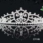 Bridal Tiara;Bride Silver Regal;dancer regal;Occasion comb;opera Rhinestone Wedding tiara#7148