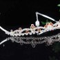 Bridal Tiara;Bride Silver Regal;dancer regal;Occasion comb;opera Rhinestone Wedding tiara#6842