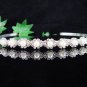 Bridal Tiara;Bride Silver Pearl Headband;dancer regal;comb;opera Rhinestone Wedding tiara#1252