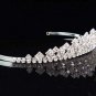 Bridal Tiara;Bride Silver Imperial ;dancer regal;comb;opera Rhinestone Wedding tiara#7274