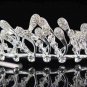 Silver Bride Imperial ;Bridal Tiara;dancer regal;comb;opera Rhinestone Wedding tiara#7278