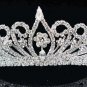 Dancer regal;Bridal Tiara;Bride Silver Imperial ;comb;opera Rhinestone Wedding tiara#7306