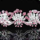 Dancer regal;Bridal Tiara;Bride Silver Imperial ;comb;opera Rhinestone Wedding tiara#7284