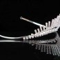 Sweet Dancer regal;Bridal Tiara;Bride Silver Imperial ;comb;opera Rhinestone Wedding tiara#7728