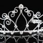 Sweet Dancer regal;Bridal Tiara;Bride Silver Imperial ;comb;opera Rhinestone Wedding tiara#456