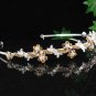 Floral Bride Silver headband;Sweet Dancer regal;Bridal Tiara;opera Rhinestone Wedding tiara#585y