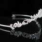 Fancy Bride Silver headband;Sweet Dancer regal;Bridal Tiara;opera Rhinestone Wedding tiara#700