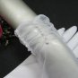 Organza Pearl Bridesmaid wrist gloves;Dancer Opera Accessories;Bridal wedding Accessories#28w