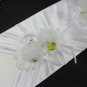 Floral Bridesmaid elbow white gloves;Dancer Opera Accessories;Bridal wedding Accessories#72w