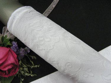 Elbow white Bridesmaid gloves;Dancer Opera Accessories;Bridal wedding Accessories#123