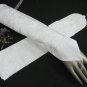 Elbow white Bridesmaid gloves;Dancer Opera Accessories;Bridal wedding Accessories#123
