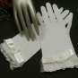 Crochet floral wrist Bridesmaid gloves;Dancer Opera Accessories;Bridal wedding Accessories#5i