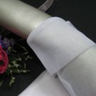 Organza white wrist Bridesmaid gloves;Dancer Opera Accessories;Bridal wedding Accessories#1w