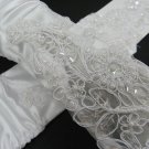 Elbow white Finger-less Bridesmaid gloves;Dancer Opera Accessories;Bridal wedding Accessories#16w