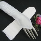 Bridesmaid gloves;Dancer Opera Accessories;Organza finger-less Bridal wedding Accessories#21w