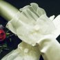 Satin organza wrist Bridesmaid gloves;Dancer Opera Accessories;Bridal wedding Accessories#7i