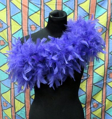 purple Fancy Feather Wrap;Bridesmaid shawl;Dancer Opera Scarves ;Bridal Rope ;wedding Tippet#05