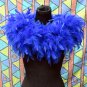 Royal Fancy Feather Wrap;Bridesmaid shawl;Dancer Opera Scarves ;Bridal Rope ;wedding Tippet#11