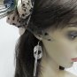 Long dangle Earring ;Bridal Bride Silver Earrings;Rhinestone Wedding Party Fashion accessories#LE6