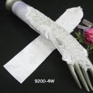 Finger-less Satin white Bridesmaid gloves;Dancer Opera Accessories;Wedding Bridal gloves#4w