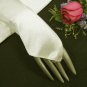 Ivory Finger-less Satin Bridesmaid gloves;Dancer Opera Accessories;Wedding Bridal gloves#52i
