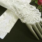 Ivory Finger-less Satin Bridesmaid gloves;Dancer Opera Accessories;Wedding Bridal gloves#36i