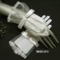 Ivory Finger-less Satin Bridesmaid gloves;Dancer Opera Accessories;Wedding Bridal gloves#61i