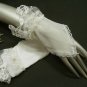 Ivory Finger-less Organza Bridesmaid gloves;Dancer Opera Accessories;Wedding Bridal gloves#69i